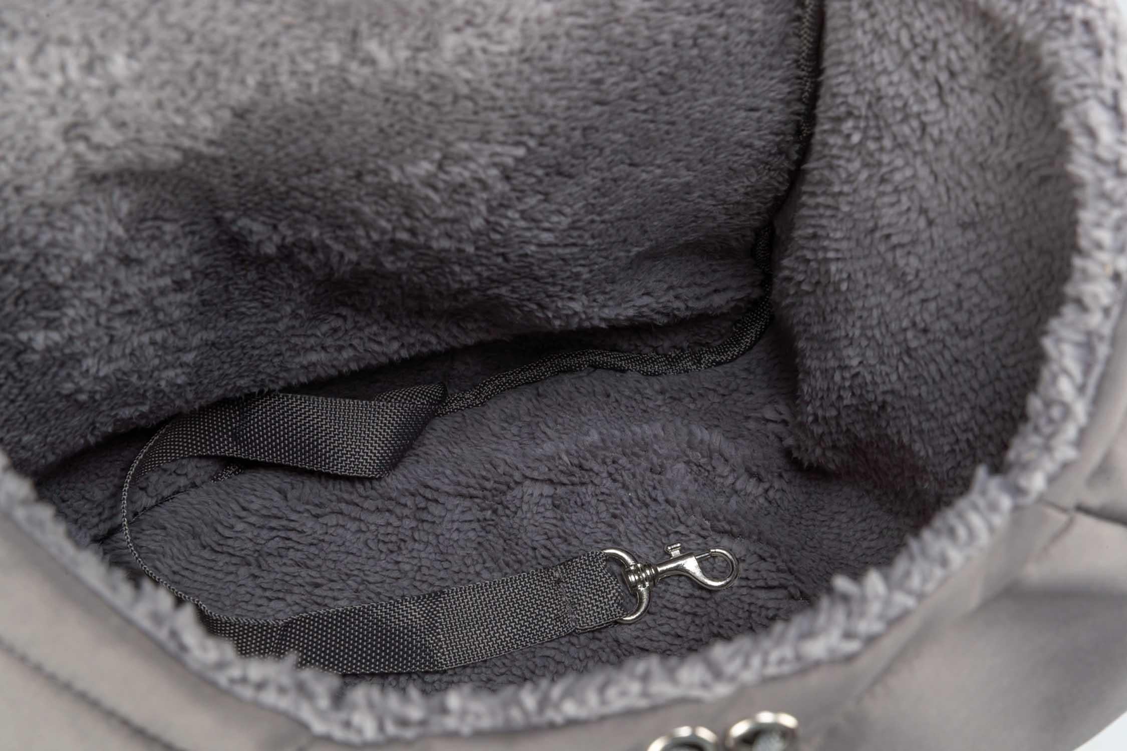 Frontväska Molly, 25 × 38 × 17 cm, <4 kg, grå