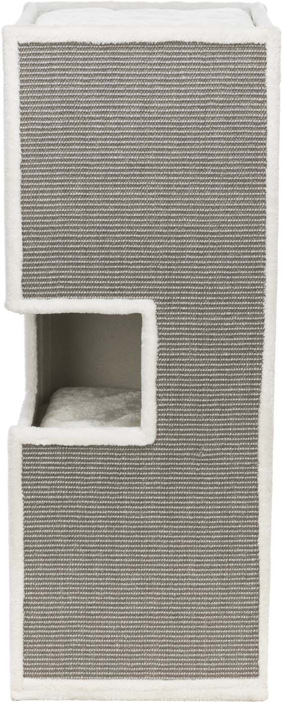 Klösmöbel Cat-Tower Gerardo, 38 x h100 x 38 cm, vit/grå