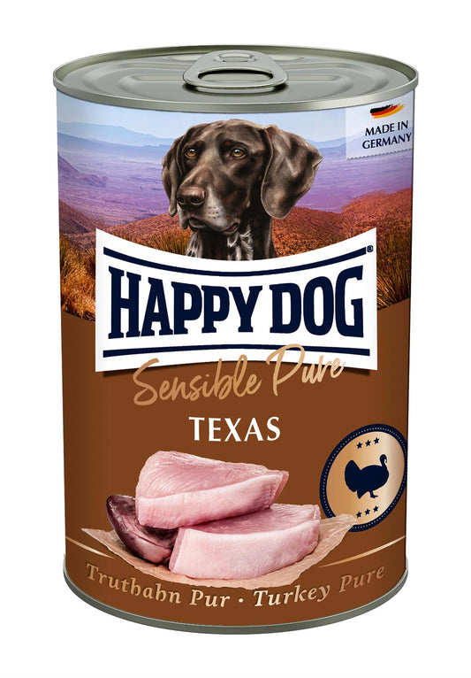 HappyDog konserv, Texas, 100% kalkon 400g x 6