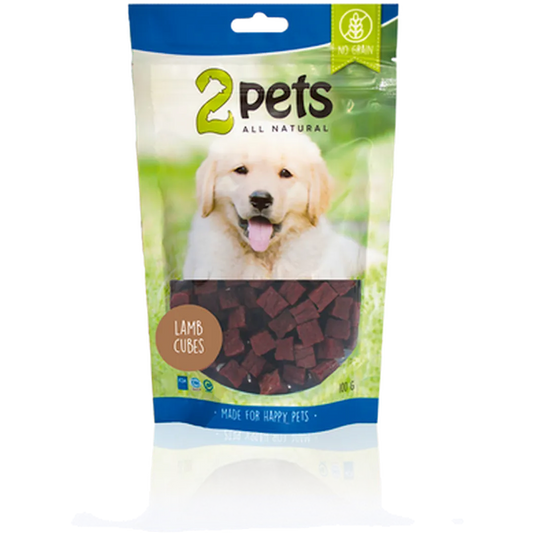 2pets Dogsnack Lamb Cubes