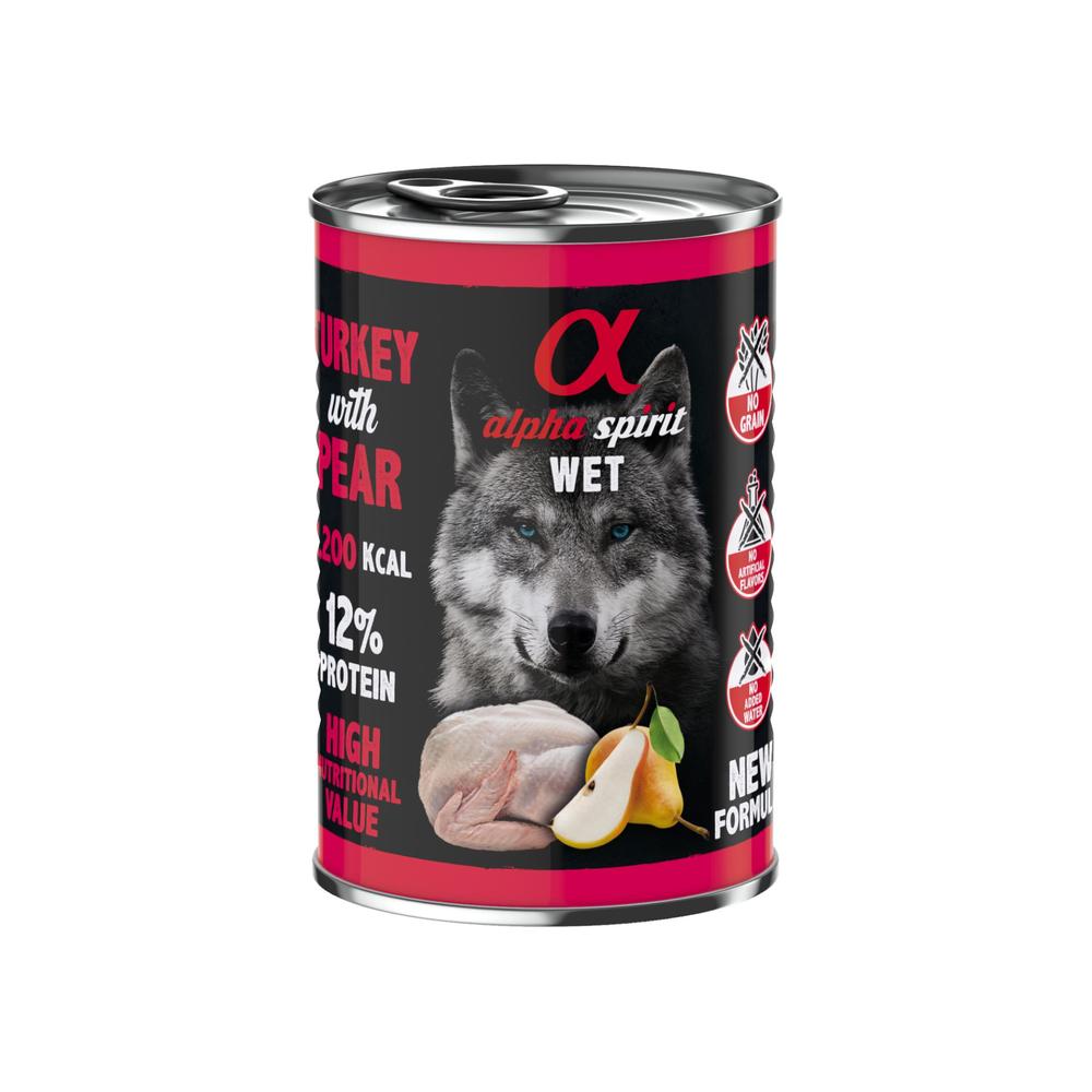 Alphaspirit Alphaspirit Turkey With Pear 400 G X 6