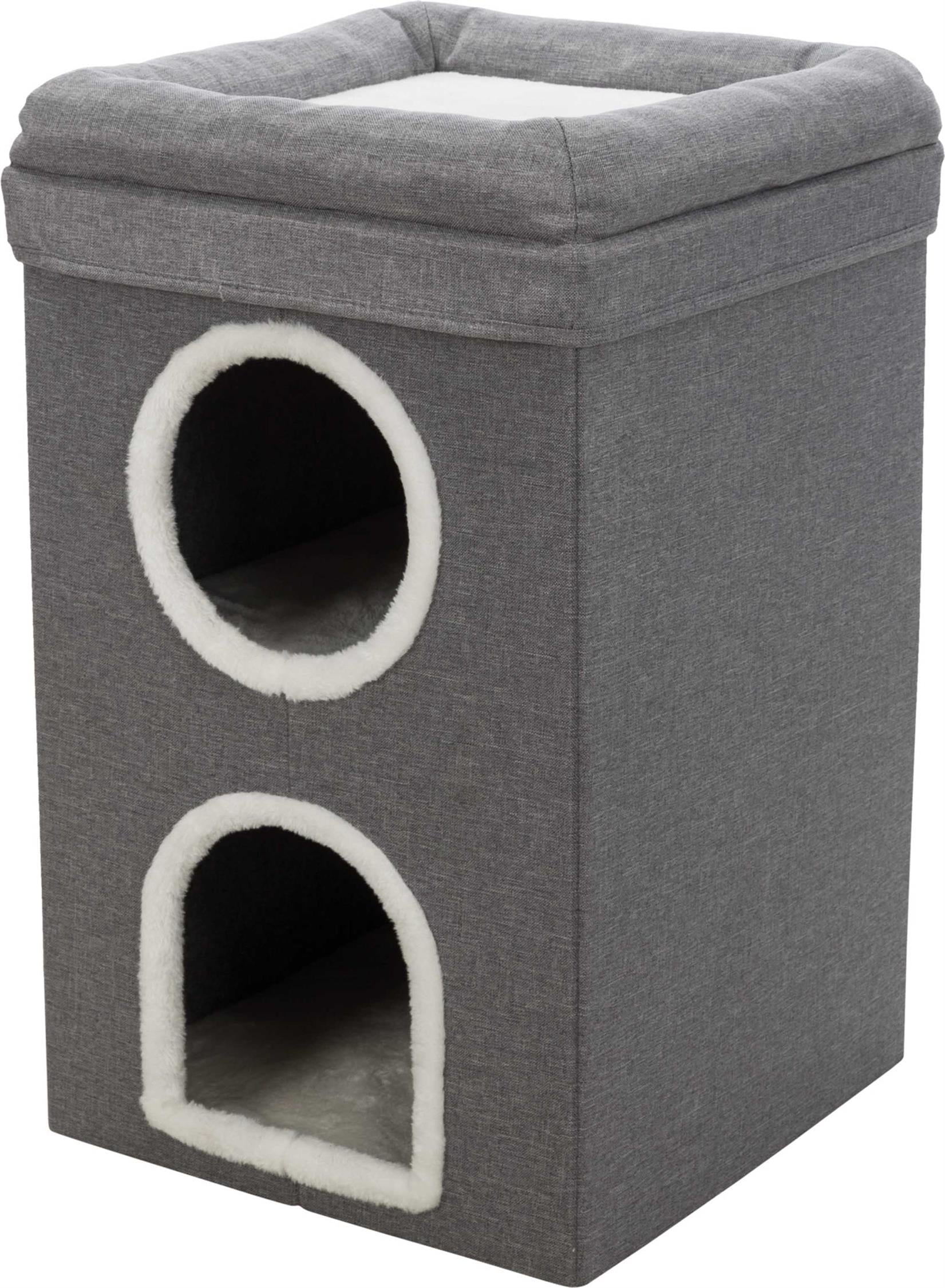 Klösmöbel Cat-Tower Saul, 39 × h64 × 39 cm, grå