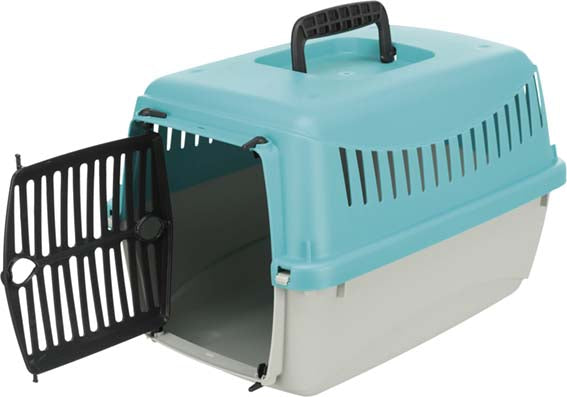 Transportbur Capri XXS, 26 × h25 × 39 cm, antracit/grön