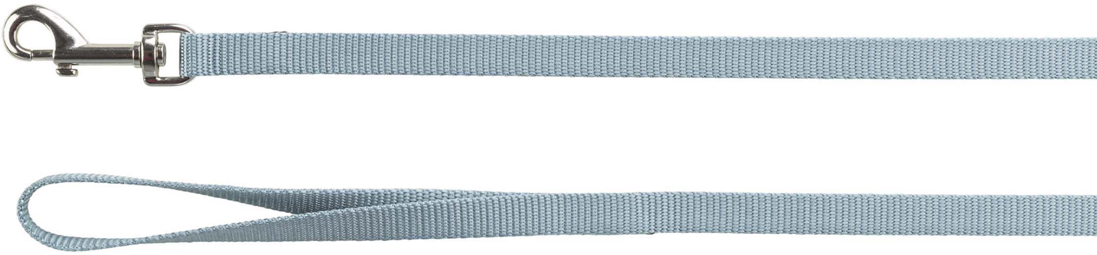 Kattsele+koppel XXL, 34-57 cm/13 mm. 120 cm, nylon, bl. färger