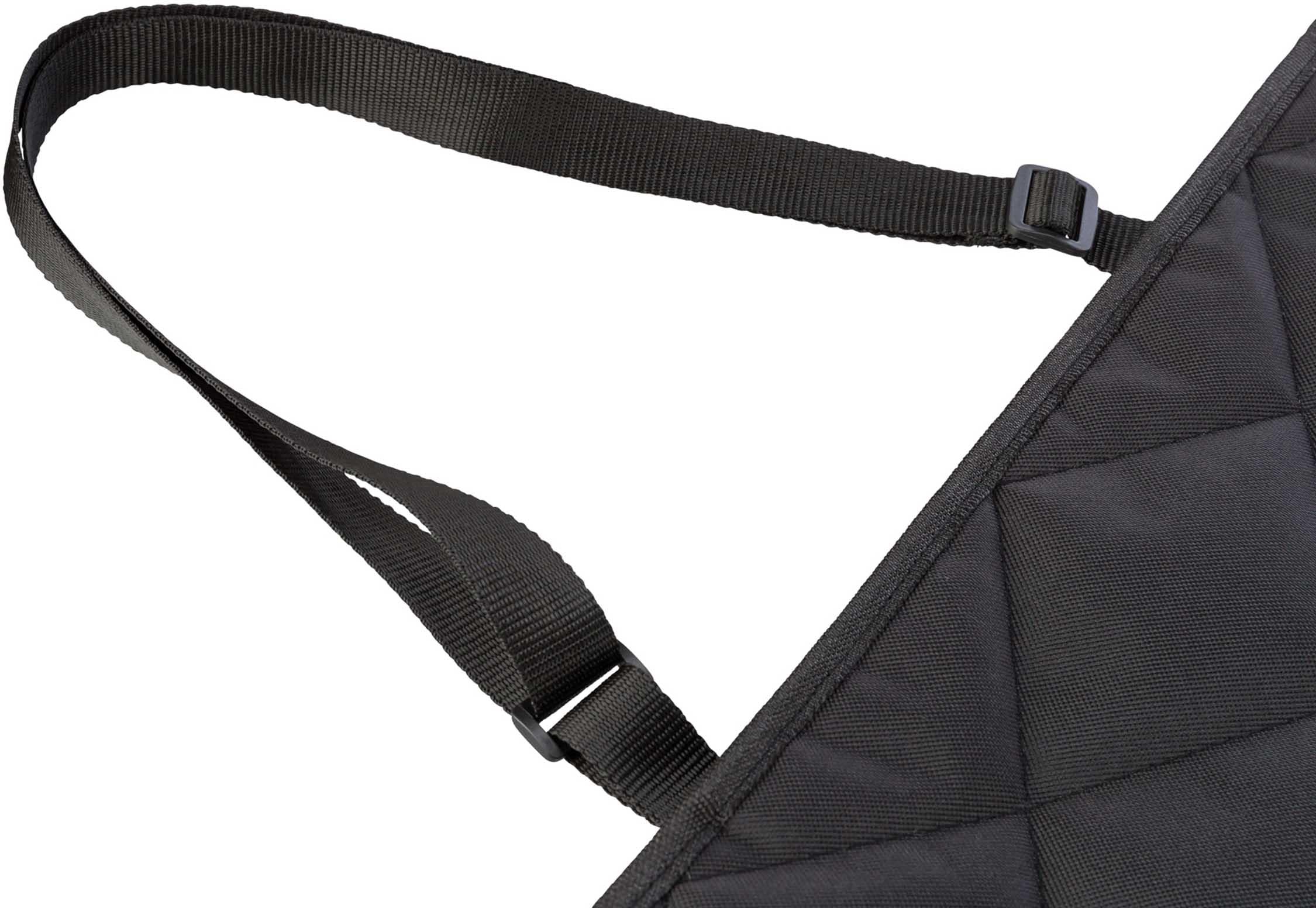 Bilsäte dyna, dubbelt, 95 × 10 × 50 cm, svart