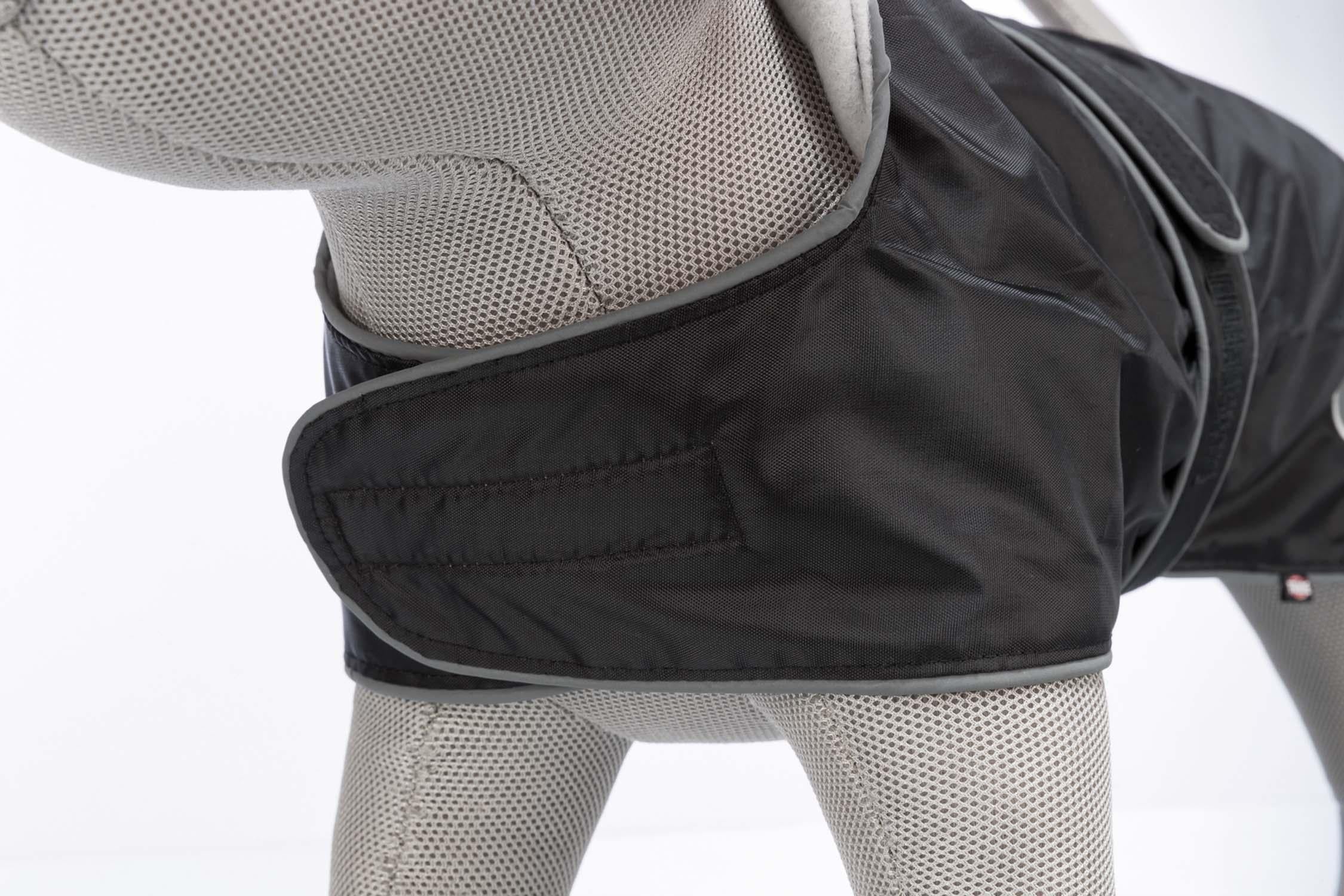 Orléans Hundtäcke Reflex/Fleece 55 cm, svart