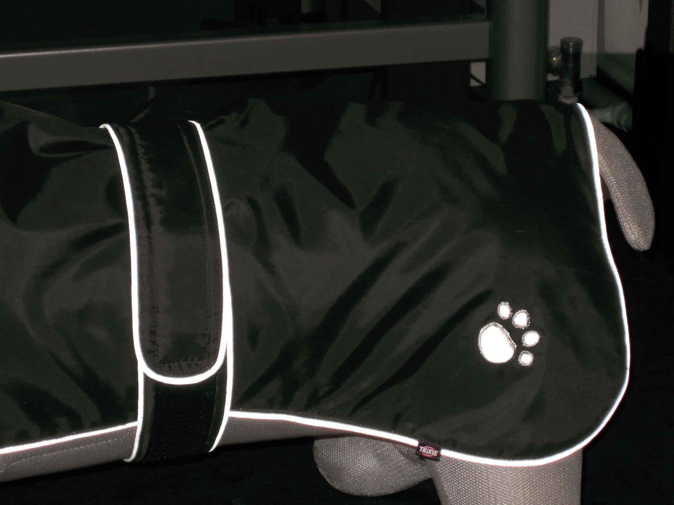 Orléans Hundtäcke Reflex/Fleece 55 cm, svart