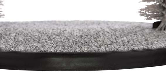 Massage och pälsbåge, katt, 36 × 33 cm, grå