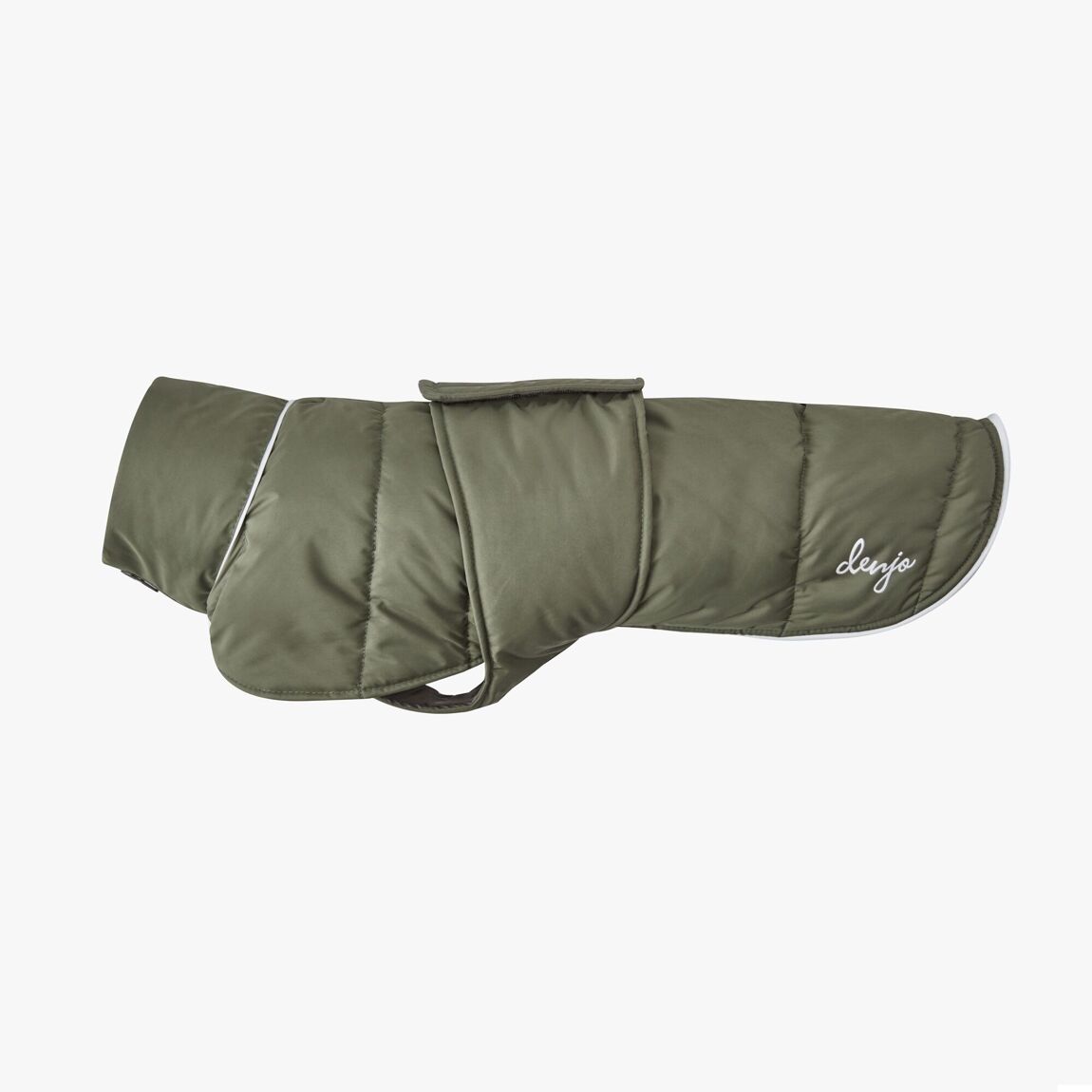 Denjo Dogs Dachshund Coat Wool Puffer Grön