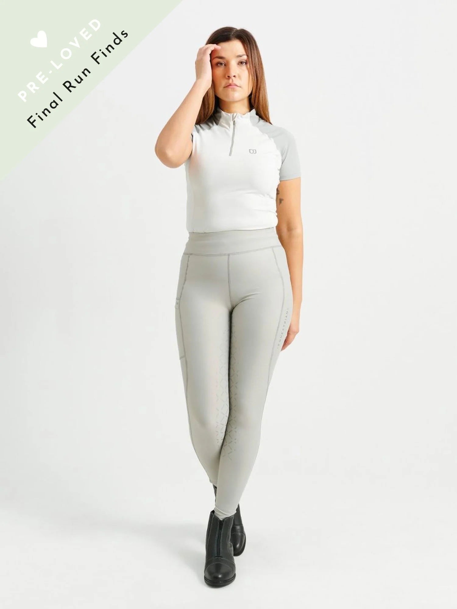 Jacson Astrid Kompressionstights Grå