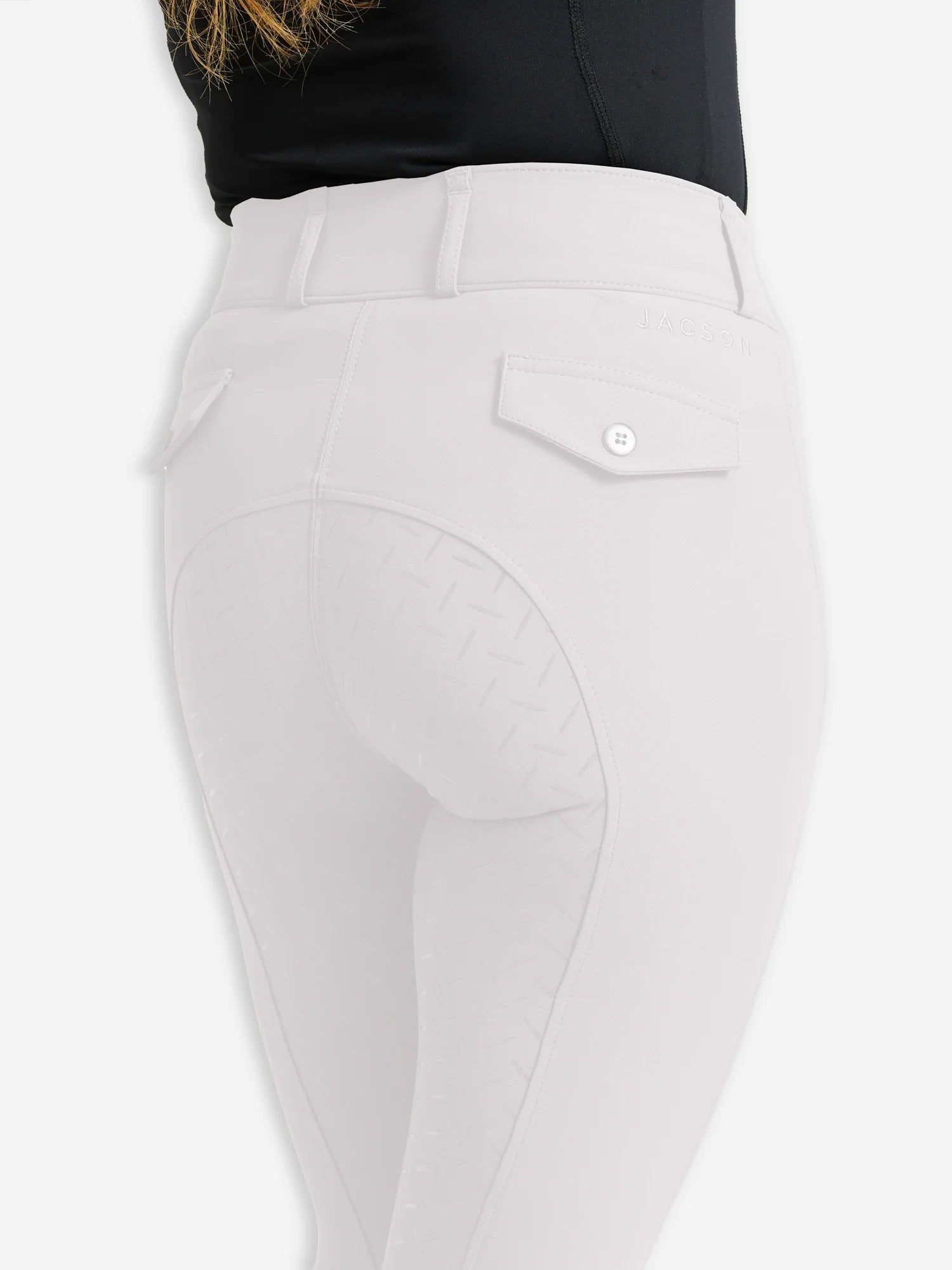 Jacson Rigmor Ridbyxa Helskodd Vit