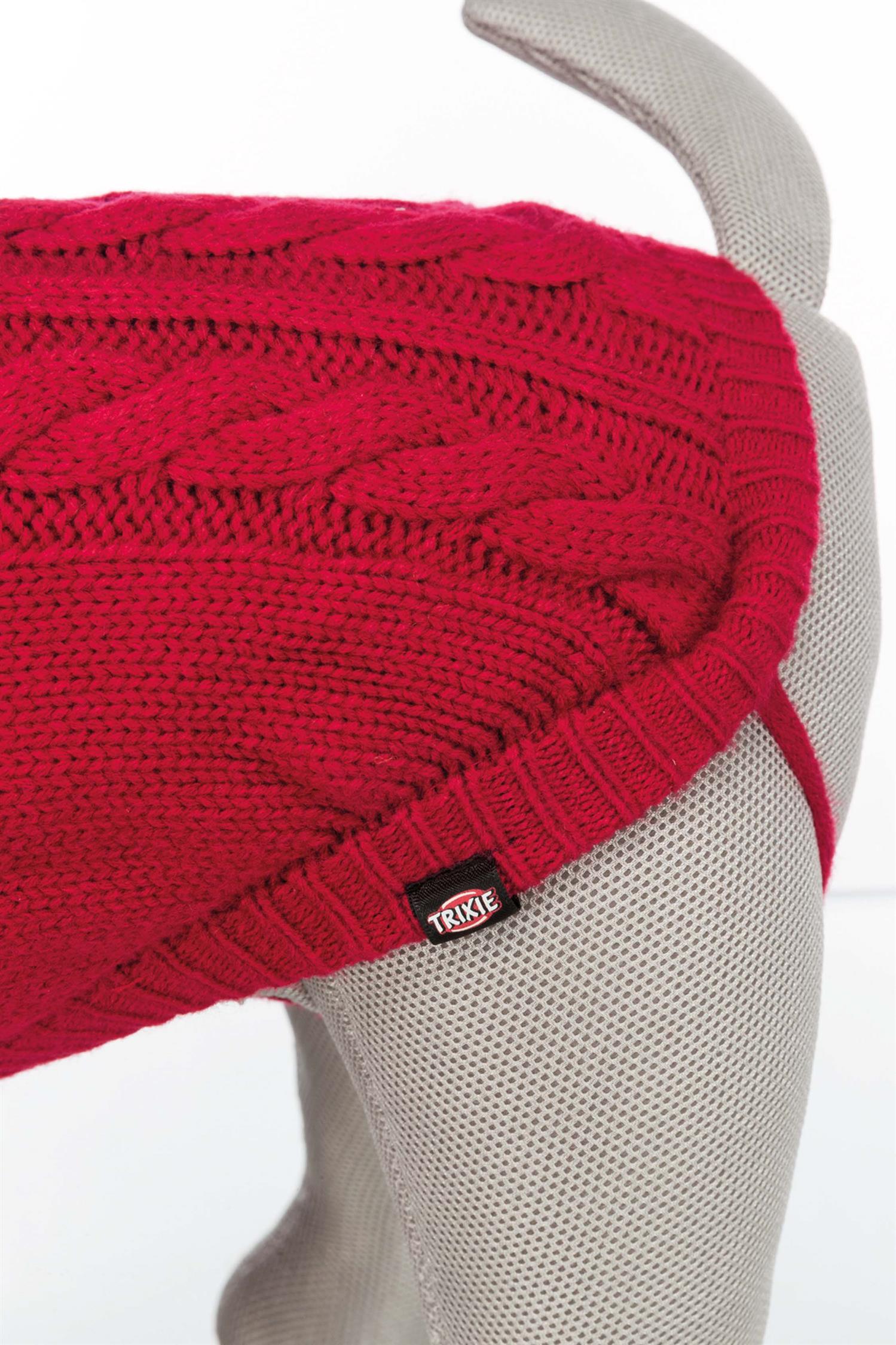 Kenton pullover, L: 60 cm, röd