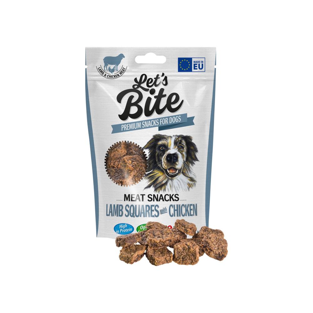 Let'S Bite Lets Bite Meat Snacks. Lammtärningar Med Kyckling X 12