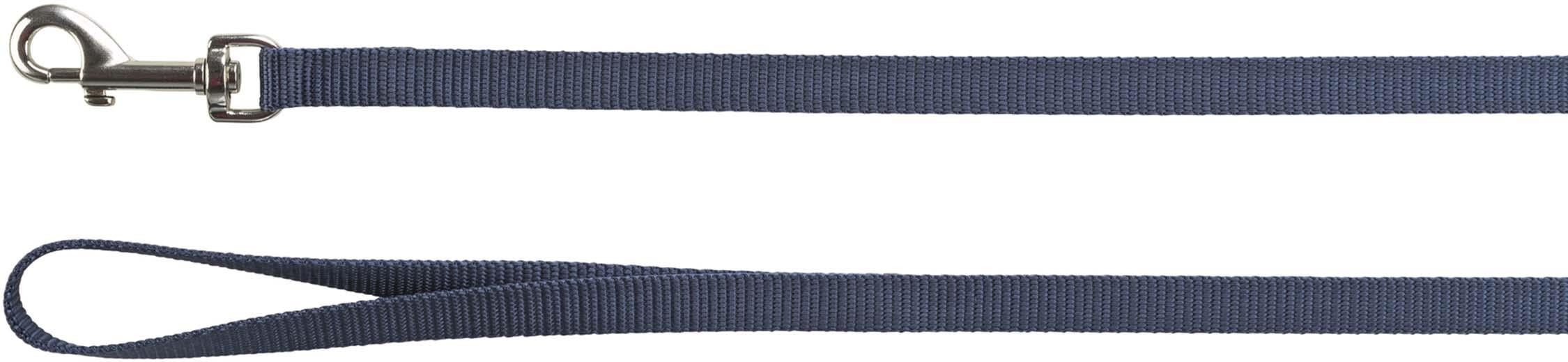 Kattsele+koppel XXL, 34-57 cm/13 mm. 120 cm, nylon, bl. färger