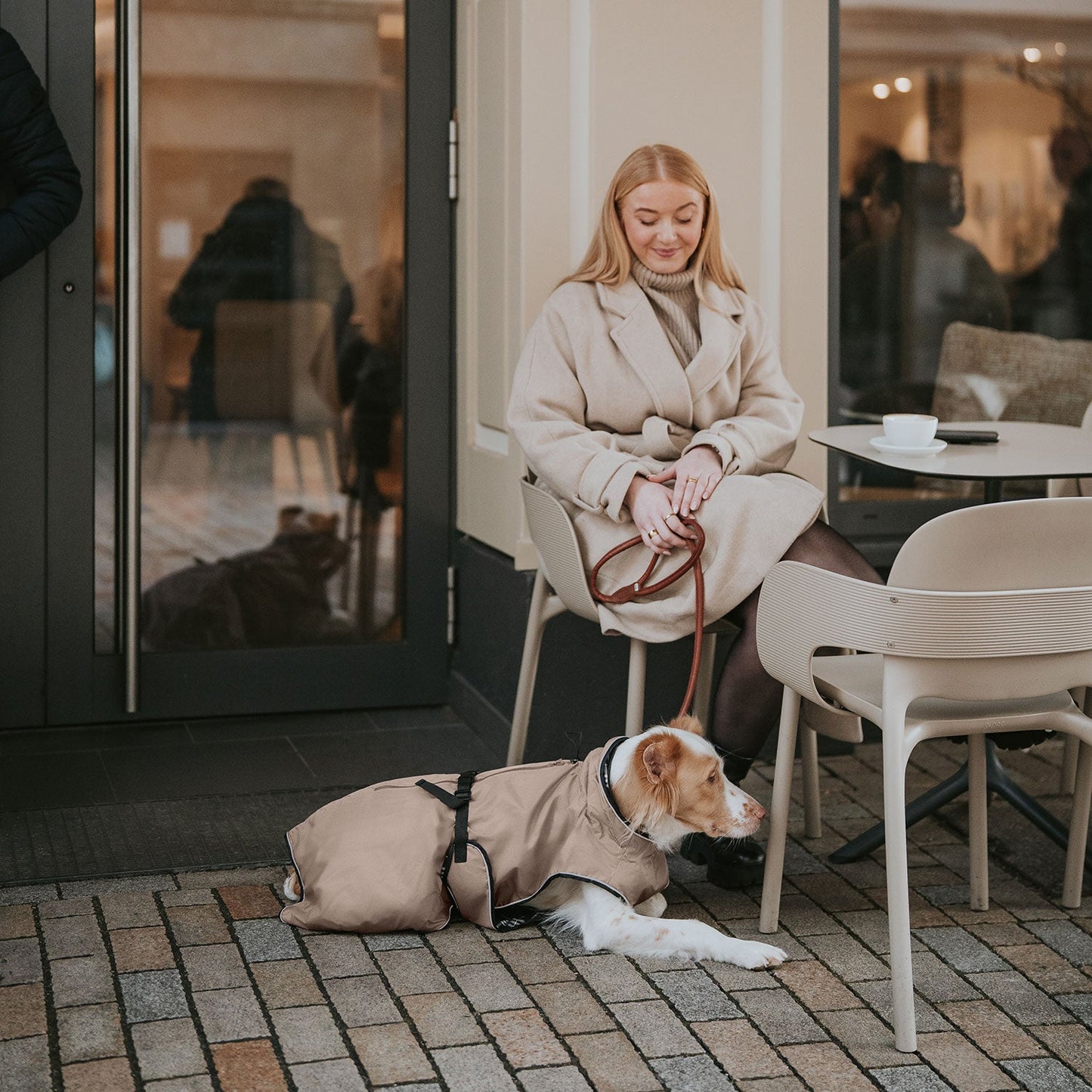 Hunter Uppsala täcke fodrat Taupe