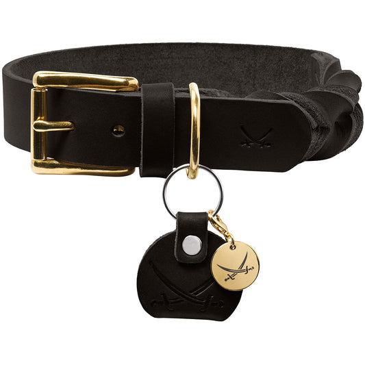 HUNTER Sansibar Solid halsband Svart mässing