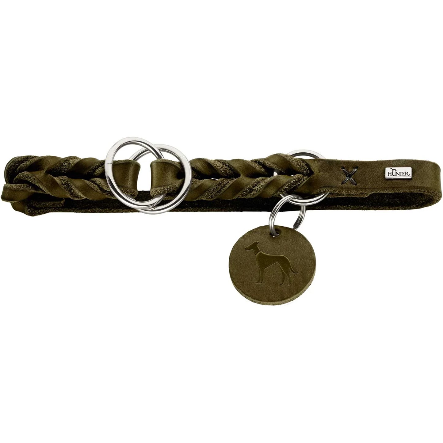 HUNTER Solid Education halsband halvstryp Oliv