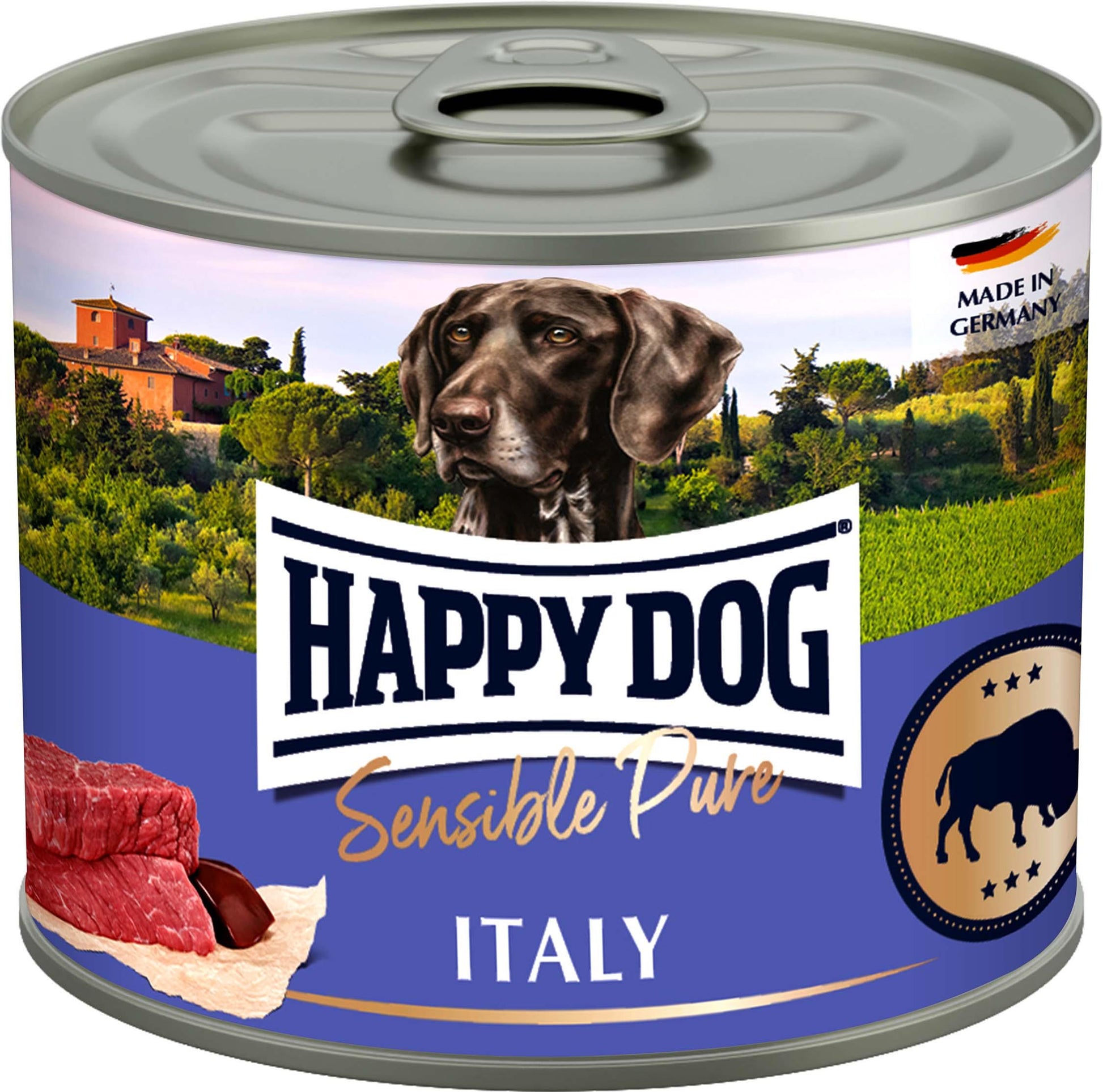 HappyDog konserv, Italy, 100% buffel 200 g