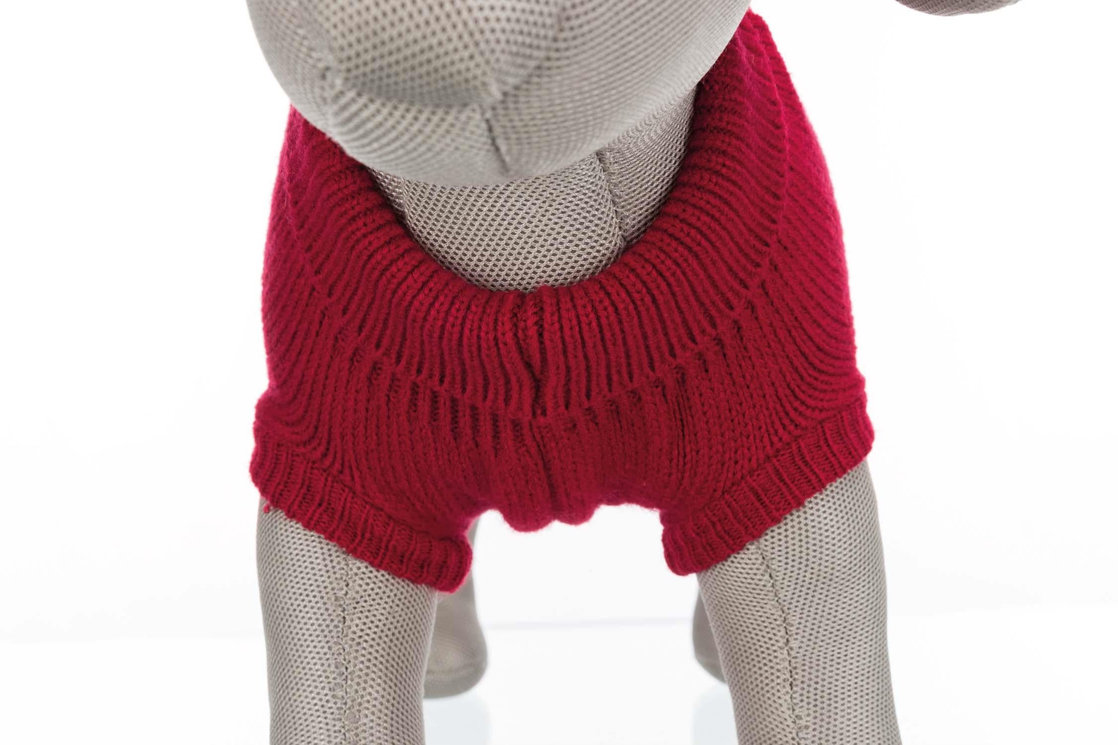 Kenton pullover, L: 60 cm, röd