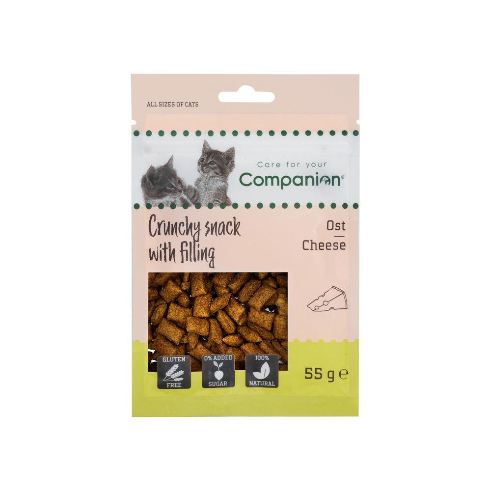 Companion Cat Crunchy Med Fyllning - Ost X 12
