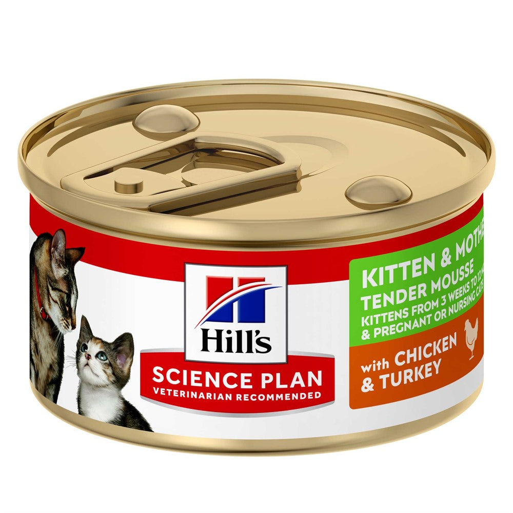 Hills Kitten&Mother Tender Mousse, Chicken 24x85g