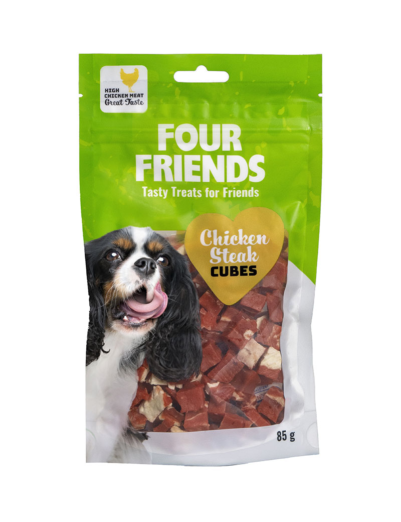 Four Friends Chicken Steak Cubes 6 & 12-pack