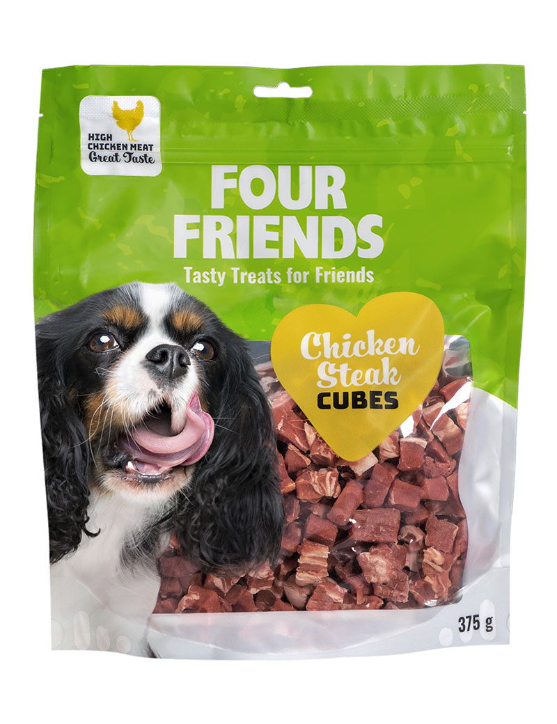 Four Friends Chicken Steak Cubes 6 & 12-pack