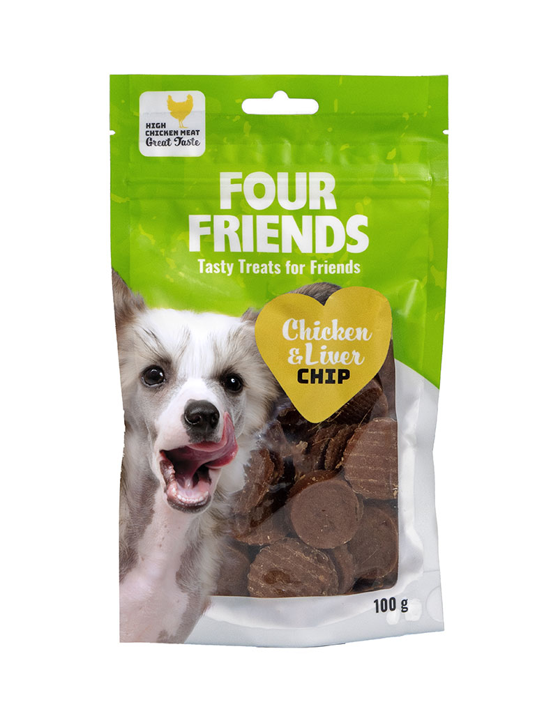 Four Friends Chicken & Liver Chip 6 & 12-pack