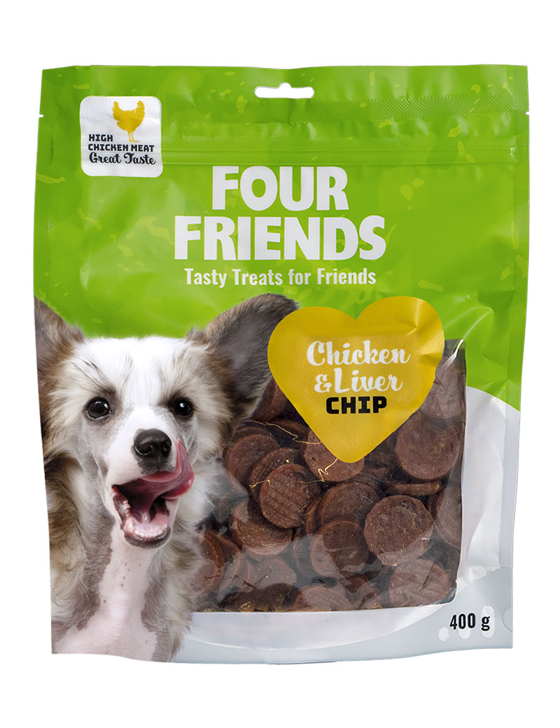 Four Friends Chicken & Liver Chip 6 & 12-pack