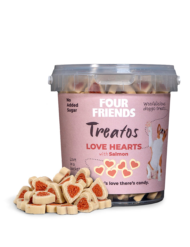 Four Friends Treatos Love Hearts 500g x 8