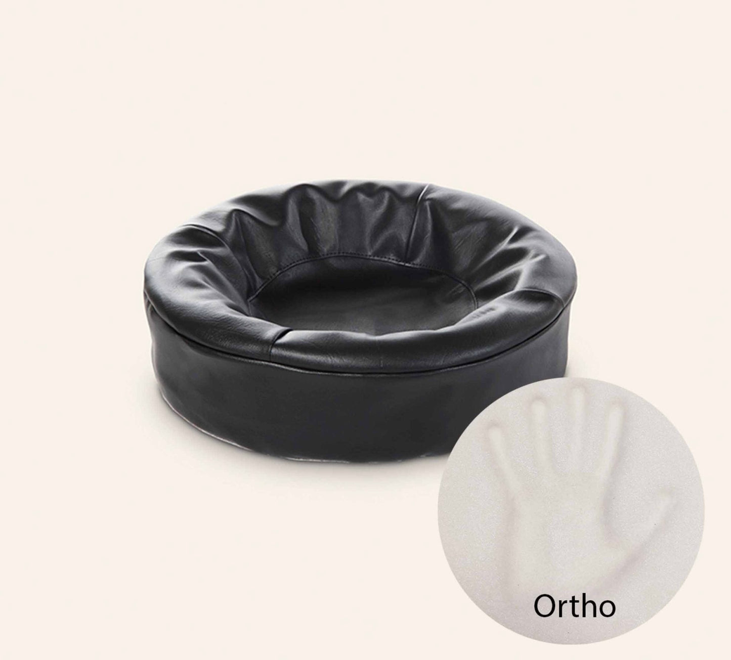 Bia Bed Ortho Oval Svart