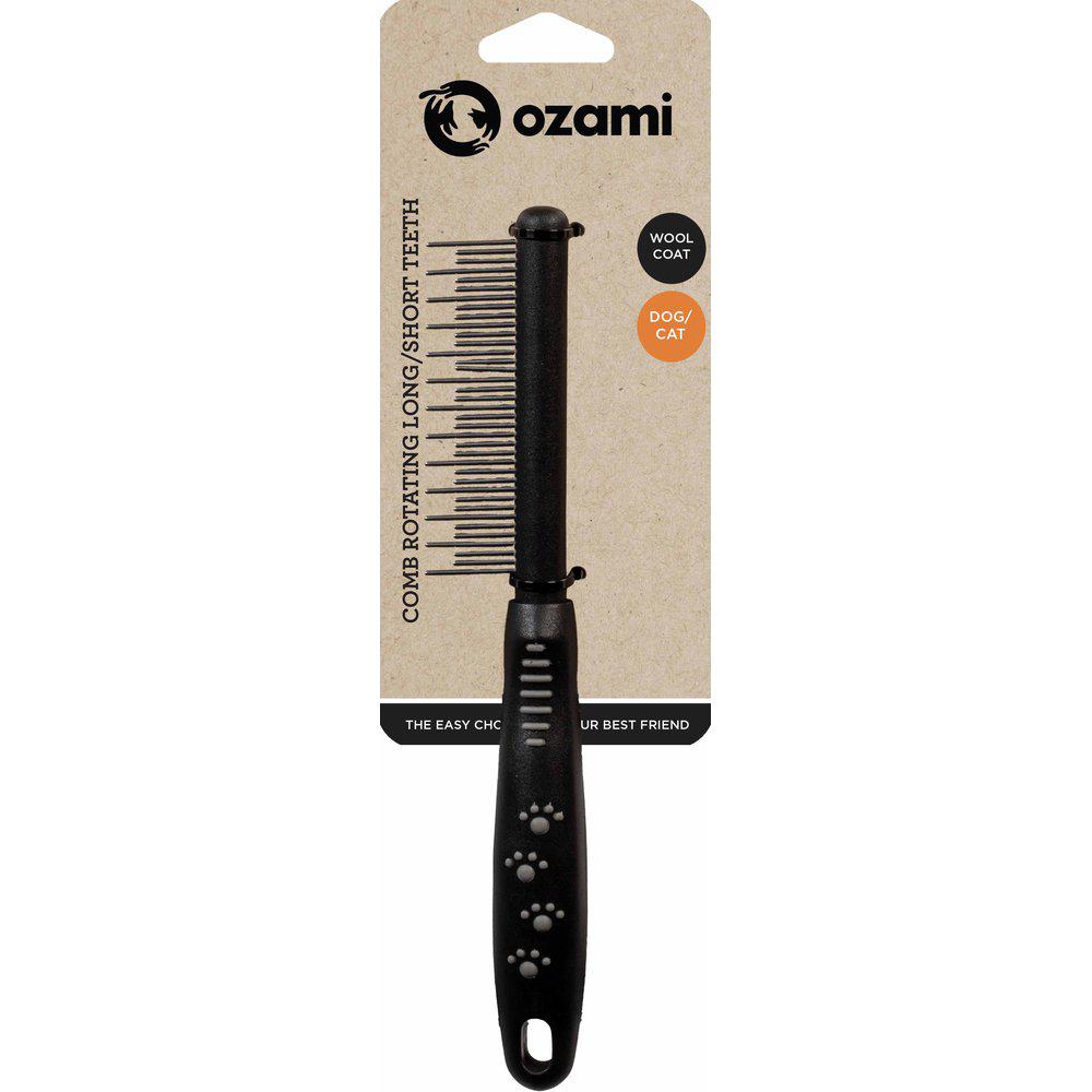 Ozami Comb Rotating Long/short Teeth