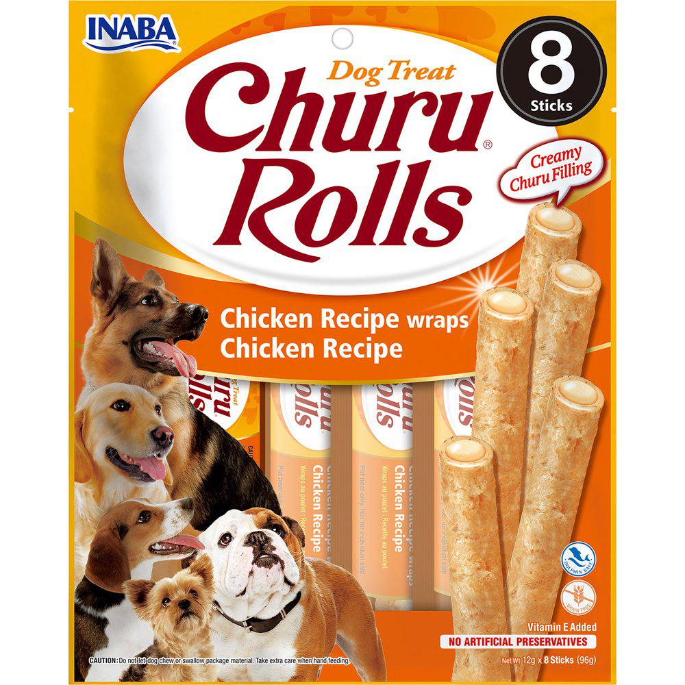 Churu Dog Rolls Chicken 8St