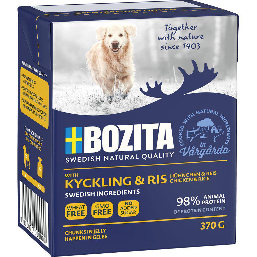 Bozita Naturals Chicken & Rice r 6-Pack Tetra