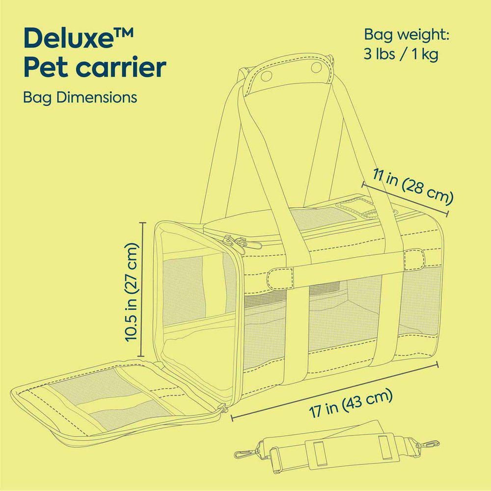 Sherpa Deluxe Pet Carrier Black