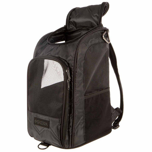 Sherpa Deluxe Pet Carrier & Backpack Black