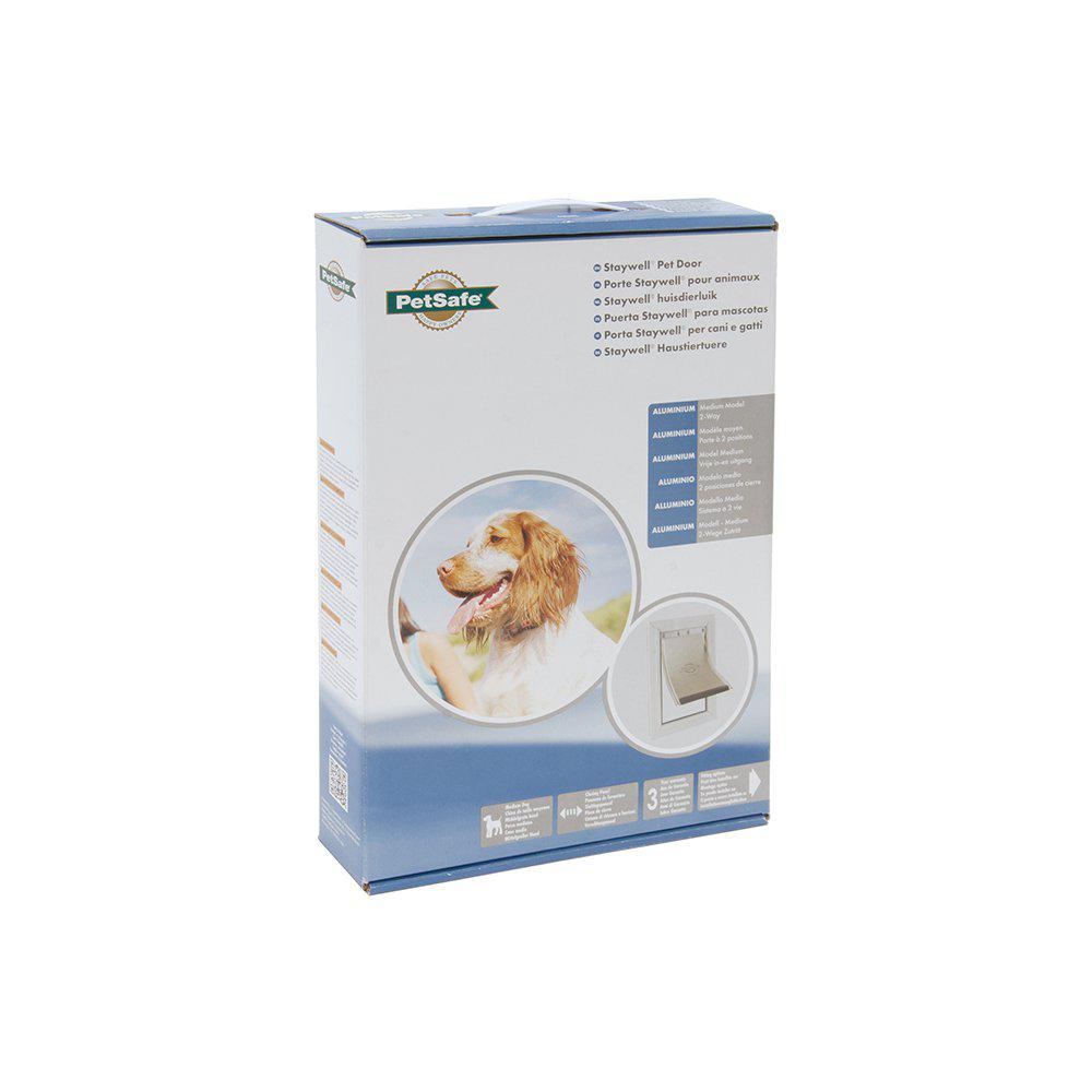 Hund/Kattdörr 600-Serien Aluminium Vit