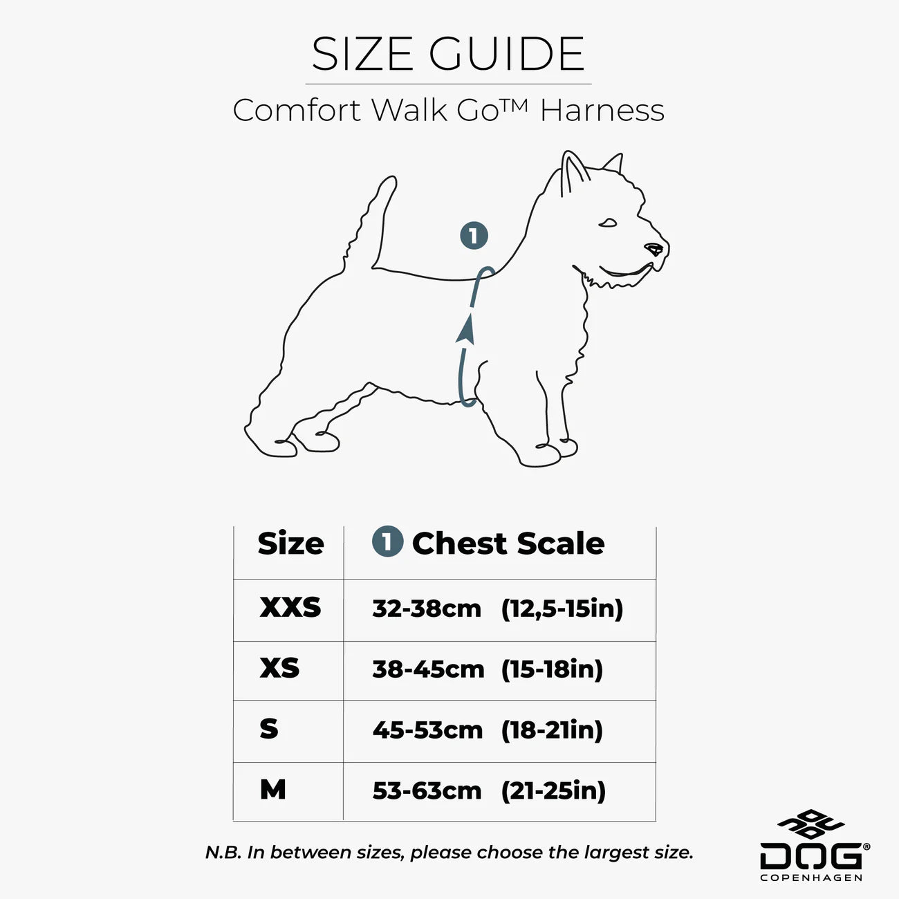 Dog Copenhagen Comfort Walk Go Harness Svart