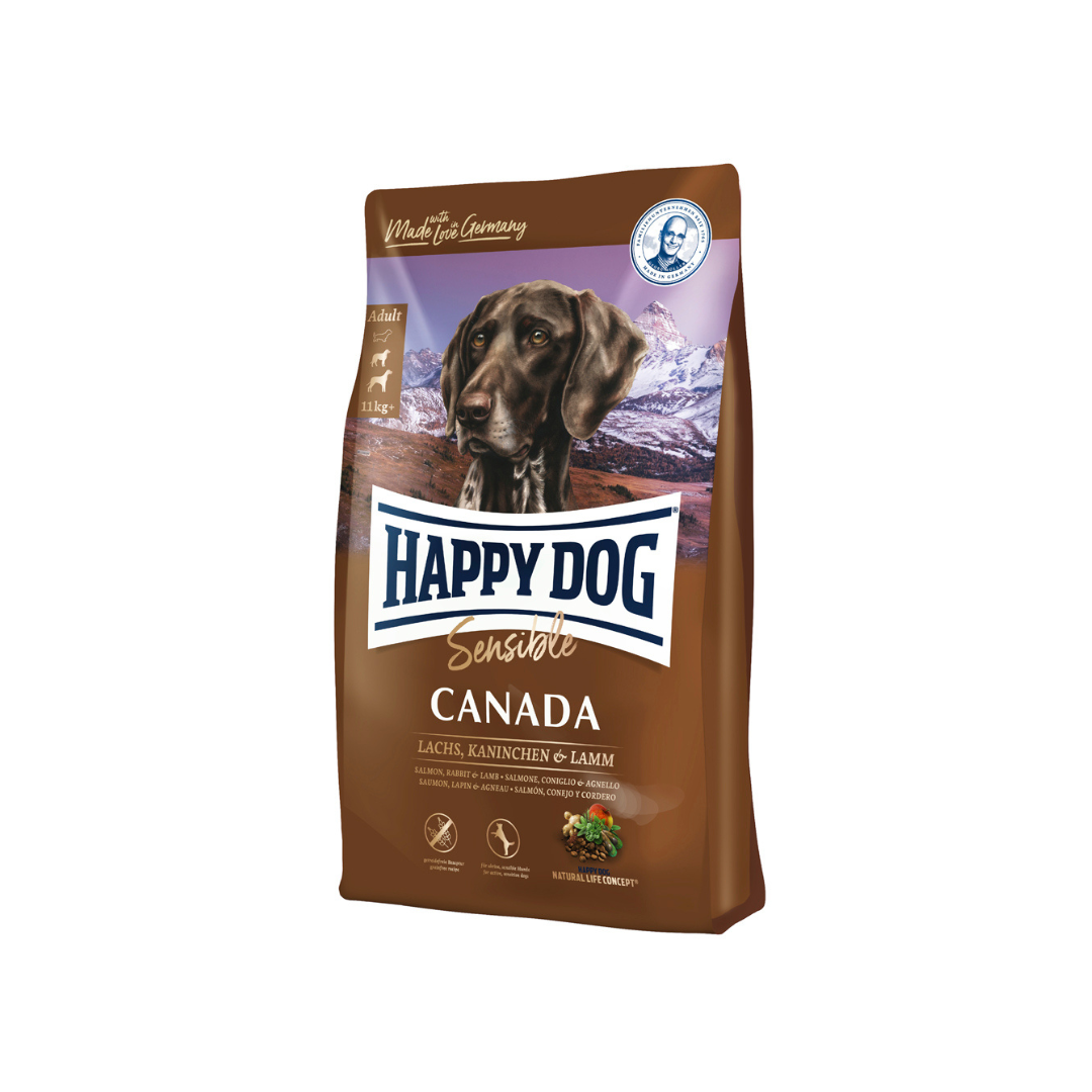 Happy Dog Dry Food Sensible Canada Salmon, Rabbit & Lamb