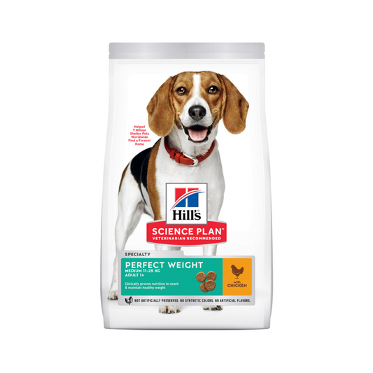 Hills Canine Adult Perfect Weight Medium Chicken