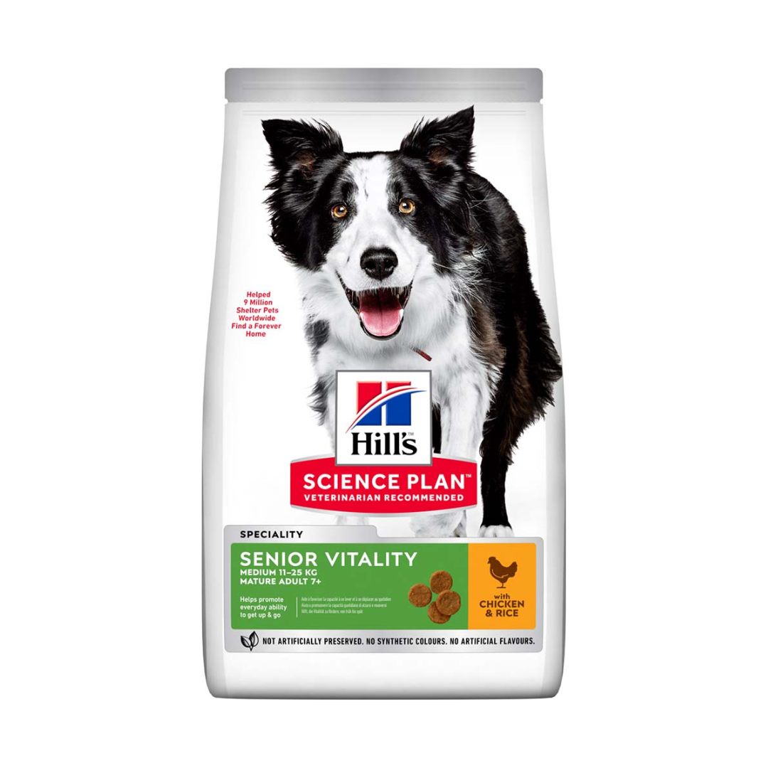 Hills Canine Senior Vitality Medium Chicken