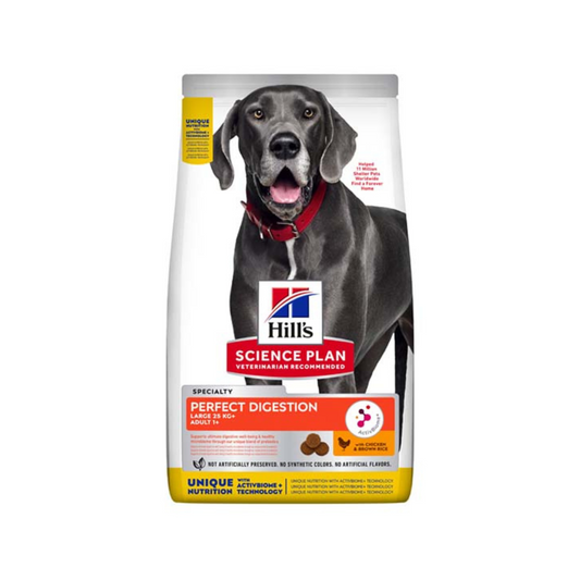 Hills Canine Adult Perfect Digestion Large Breed Chicken & Rice