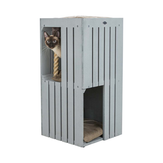 Trixie BE NORDIC Cat-Tower Juna , 38 x h77 x 38 cm, Grå