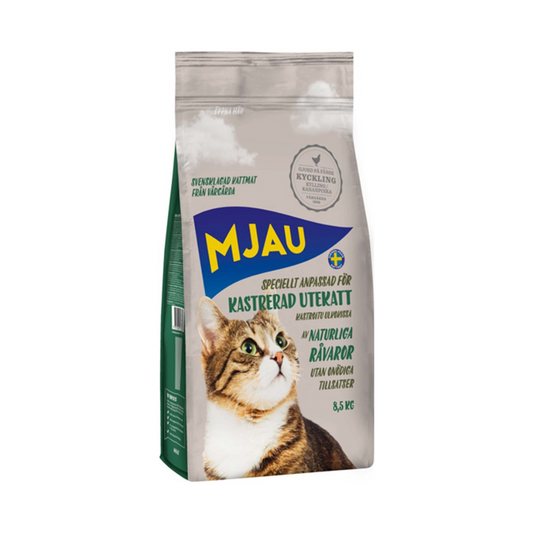 Mjau Kastrerad utekatt 8,5 kg