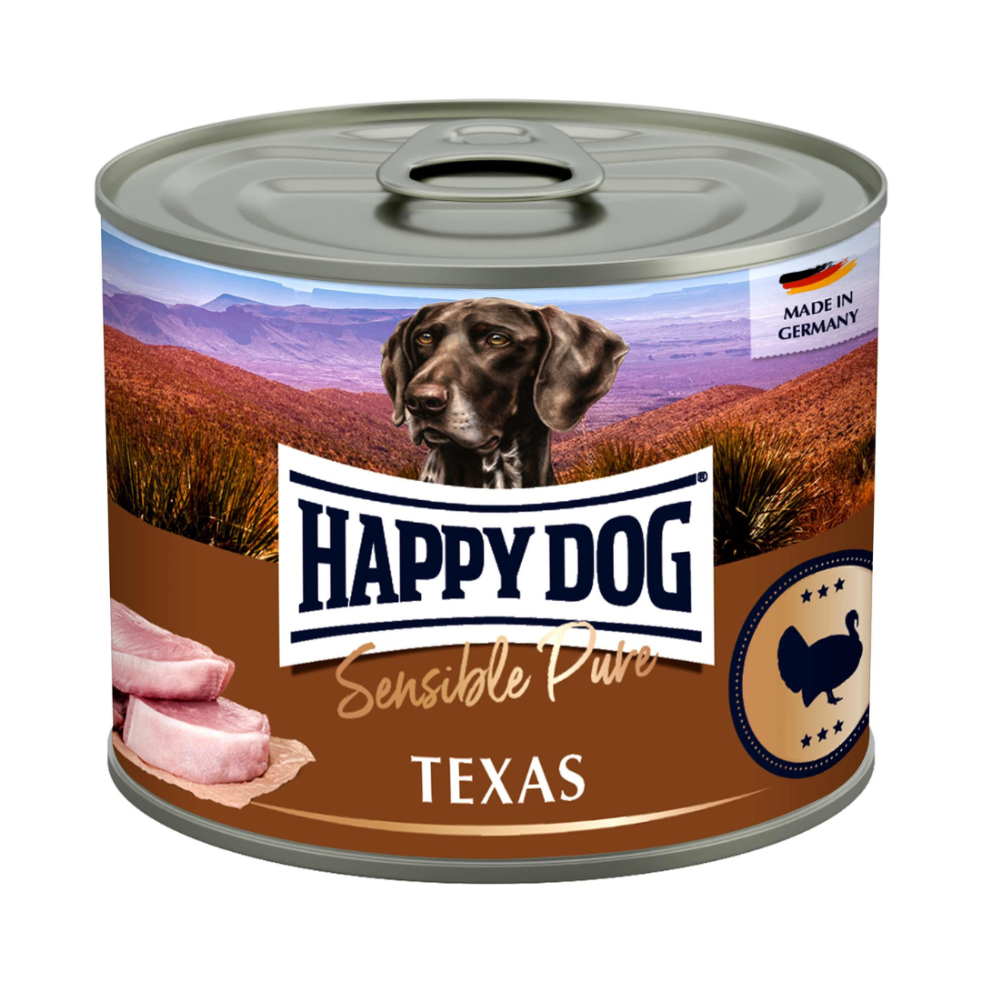 HappyDog konserv Texas 100% kalkon 200g x 6