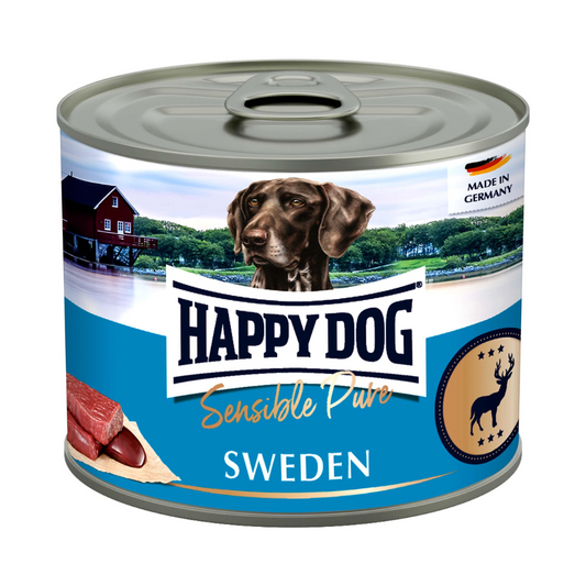 HappyDog konserv, Sweden, 100% vilt 200g x 6