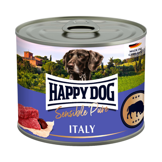 HappyDog konserv Italy 100% buffel 200g x 6