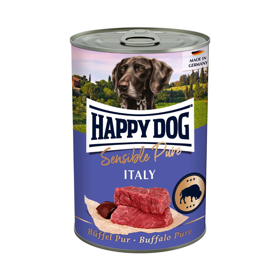 HappyDog konserv, Italy, 100% buffel 400g x 6