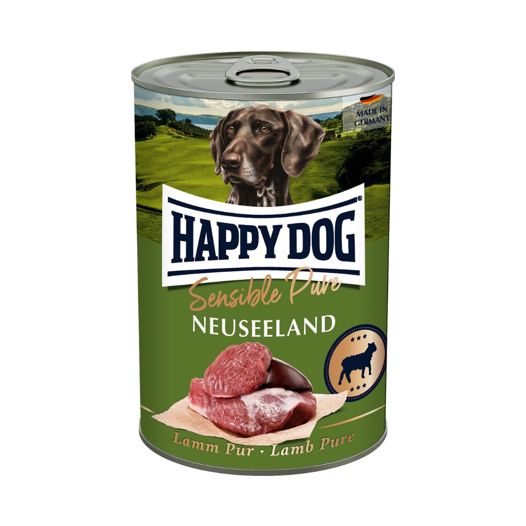 HappyDog konserv, Neuseeland, 100% lamm 400g x 6