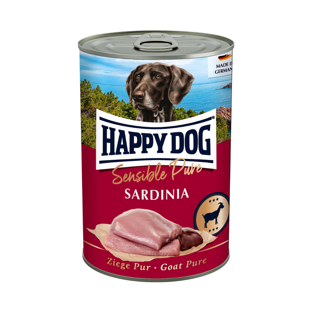 HappyDog konserv, Sardinia, 100% get 400g x 6